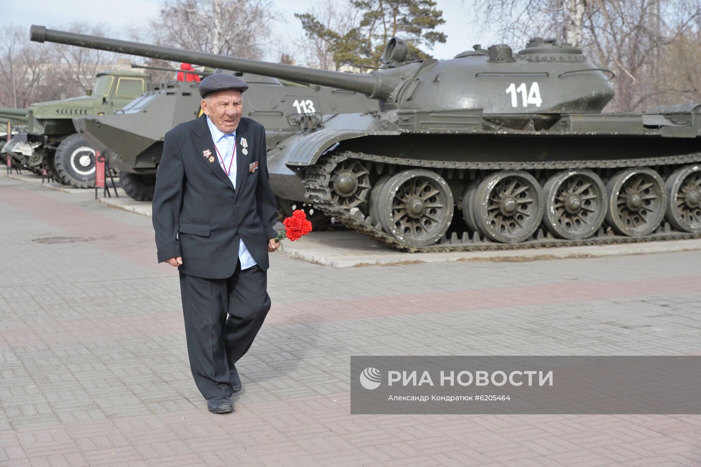 Ветеран Великой Отечественной войны Н. Г. Токсин