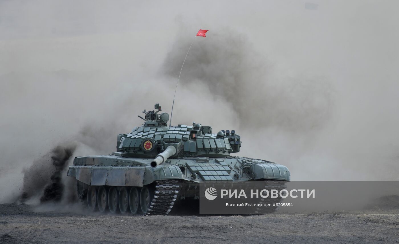 Танковый биатлон в Забайкалье