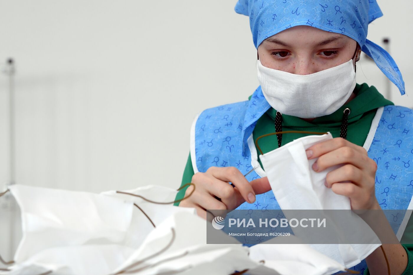 В аграрном колледже Татарстана начали шить защитные маски