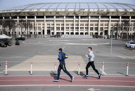 Занятия спортом в Москве