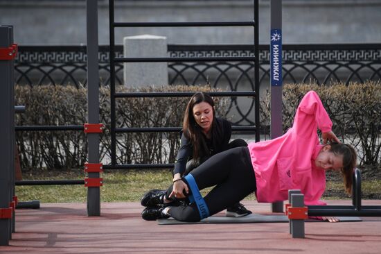 Занятия спортом в Москве