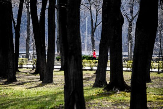 Занятия спортом в Москве