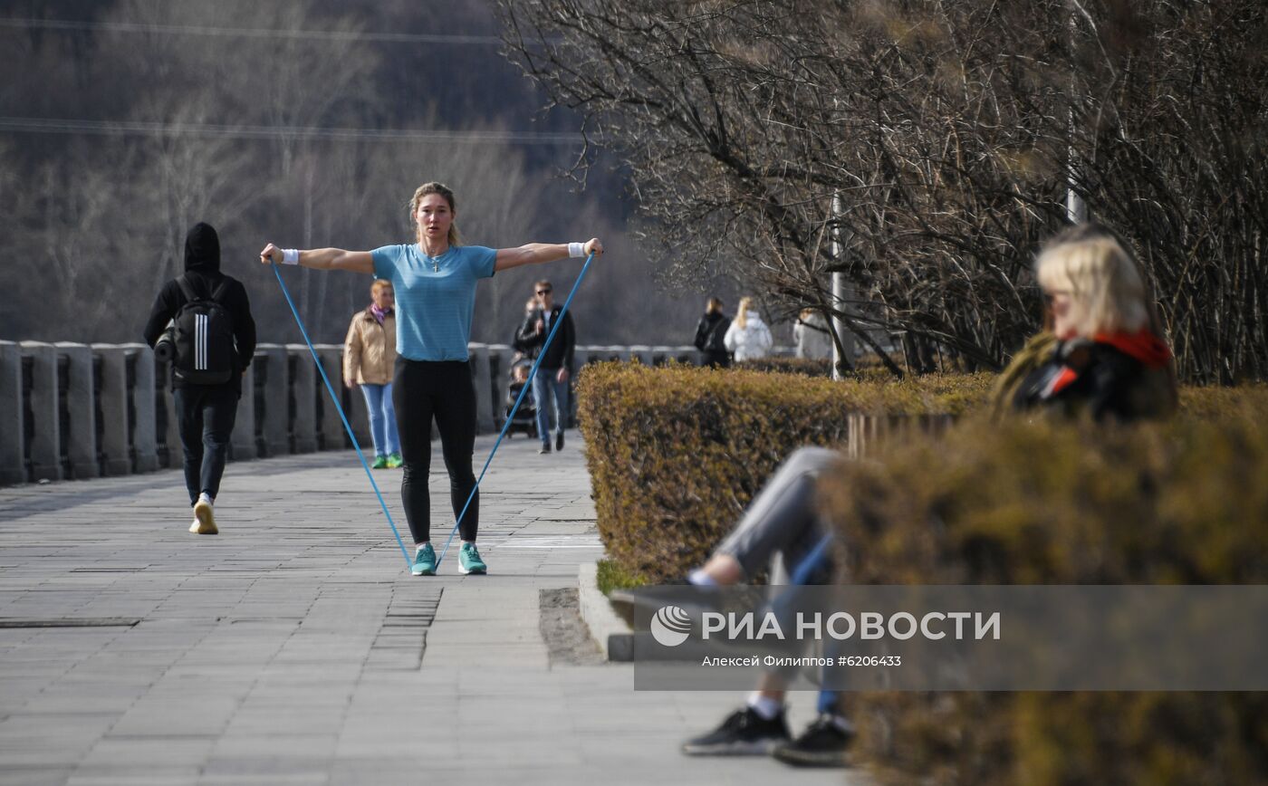 Занятия спортом в Москве