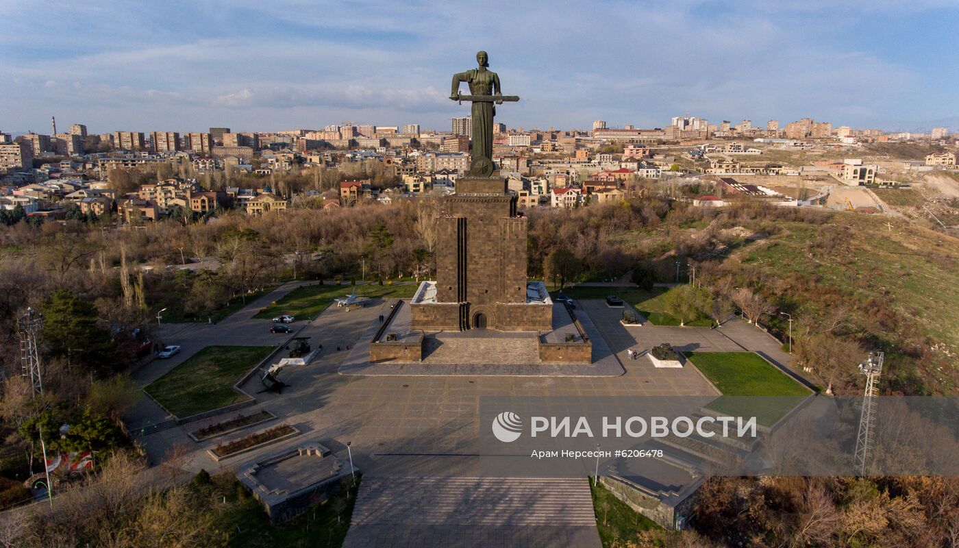 Ереван во время режима ЧП в связи с коронавирусом