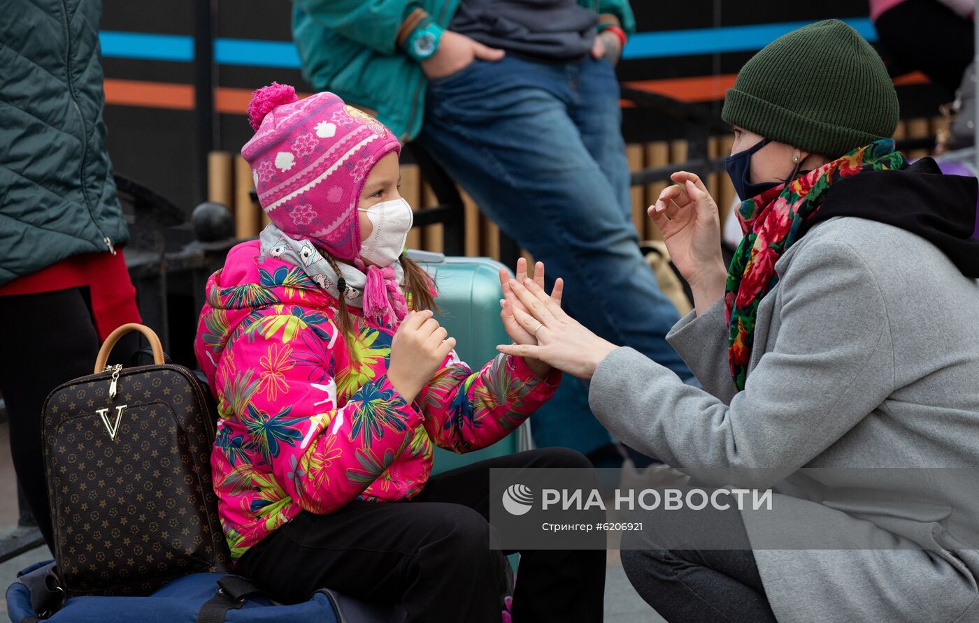 Спецпоезд отправился из Киева в Москву в связи с коронавирусом