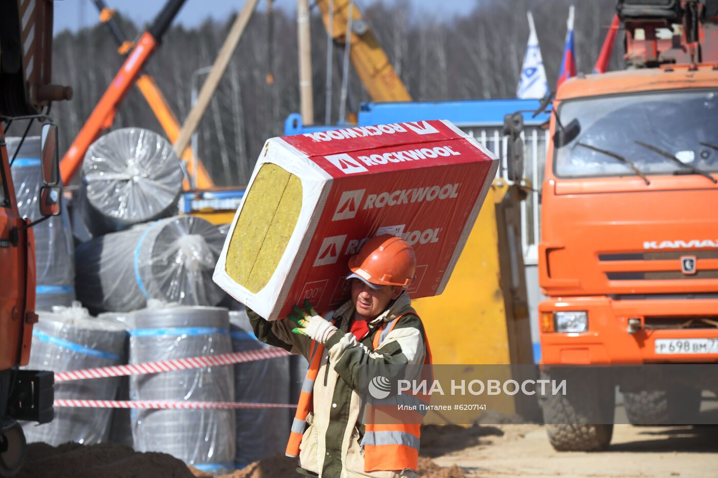 Продолжается строительство инфекционной больницы в Новой Москве