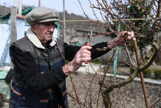Ветеран Великой Отечественной войны А. М. Хавтурин 