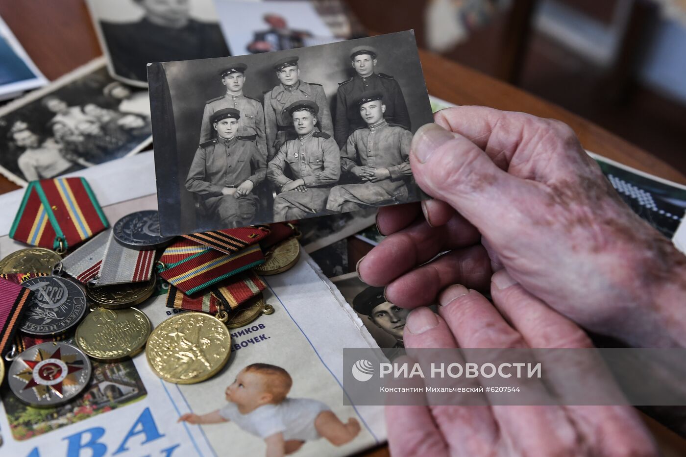 Ветеран Великой Отечественной войны А. М. Хавтурин