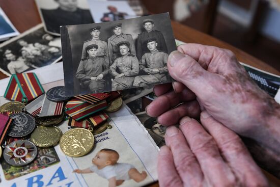 Ветеран Великой Отечественной войны А. М. Хавтурин 