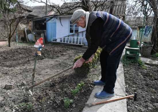 Ветеран Великой Отечественной войны А. М. Хавтурин 