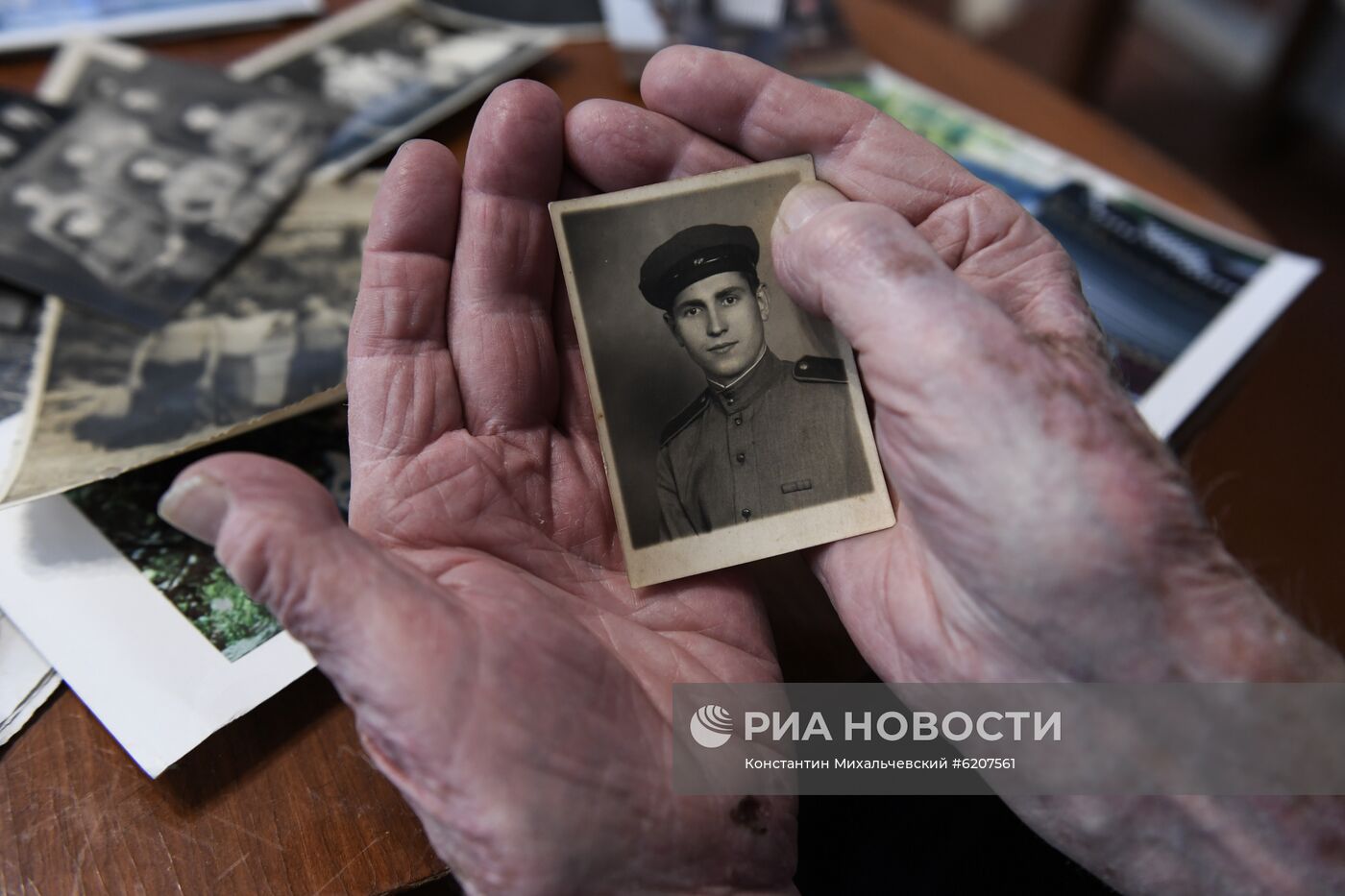 Ветеран Великой Отечественной войны А. М. Хавтурин 