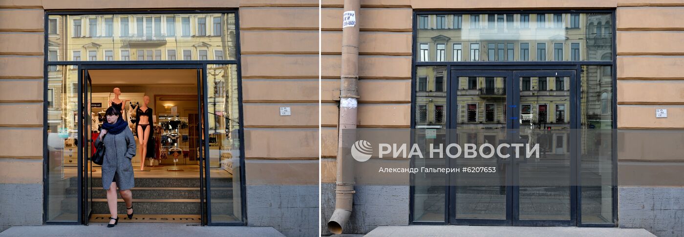 ДО И ПОСЛЕ - городские объекты, закрытые на карантин из-за коронавируса