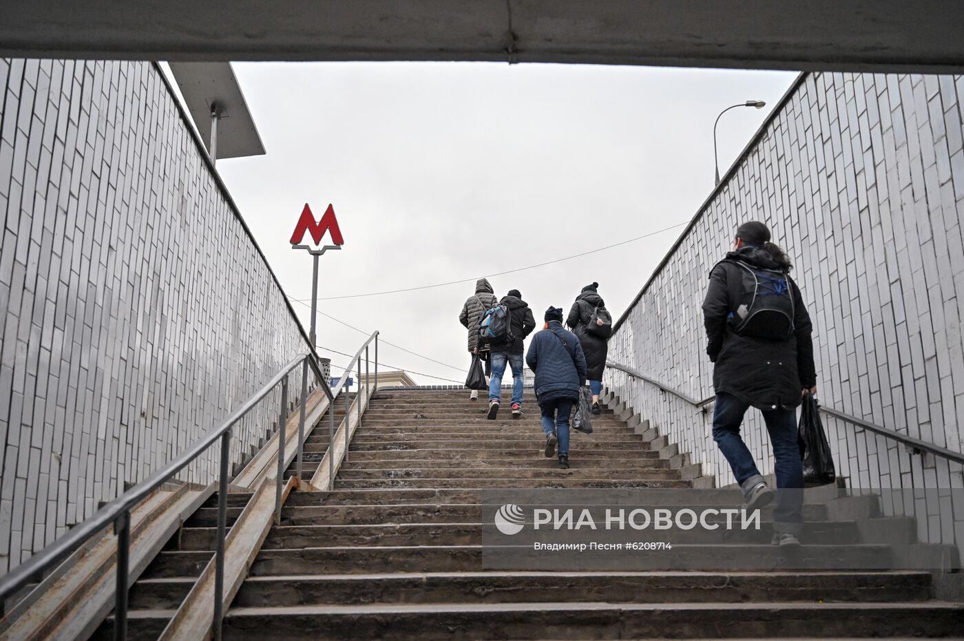 Московский метрополитен в период режима самоизоляции граждан