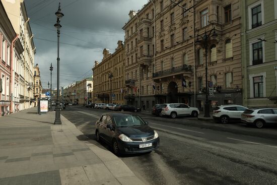 Санкт-Петербург во время режима самоизоляции жителей