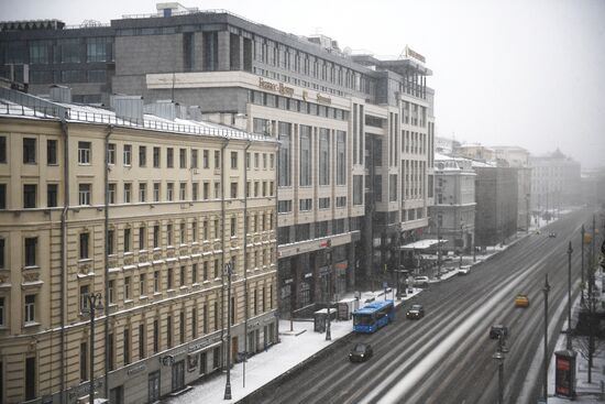  Снег в Москве