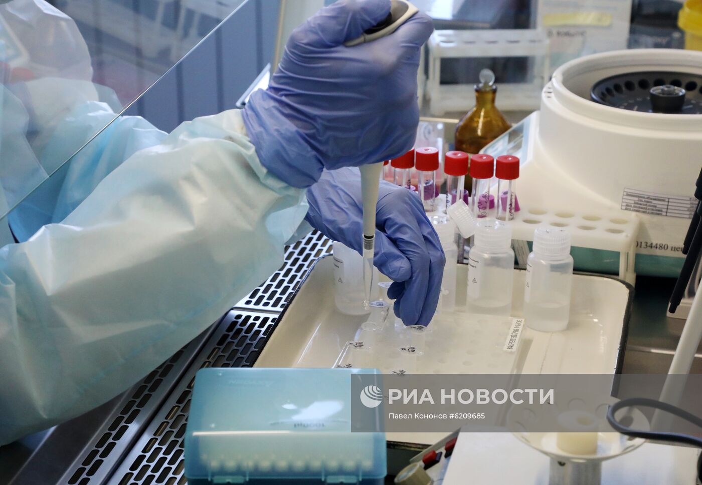 Лаборатория для тестирования на коронавирус в Архангельской области