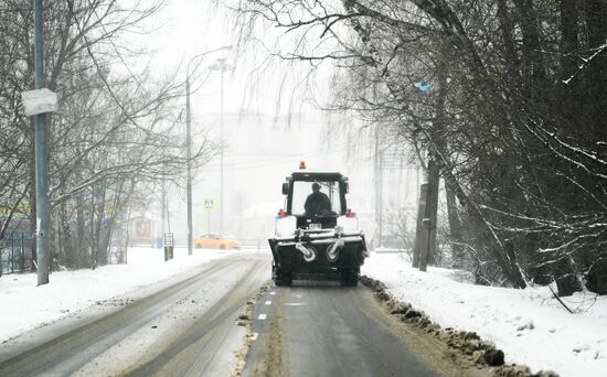 Снег в Москве