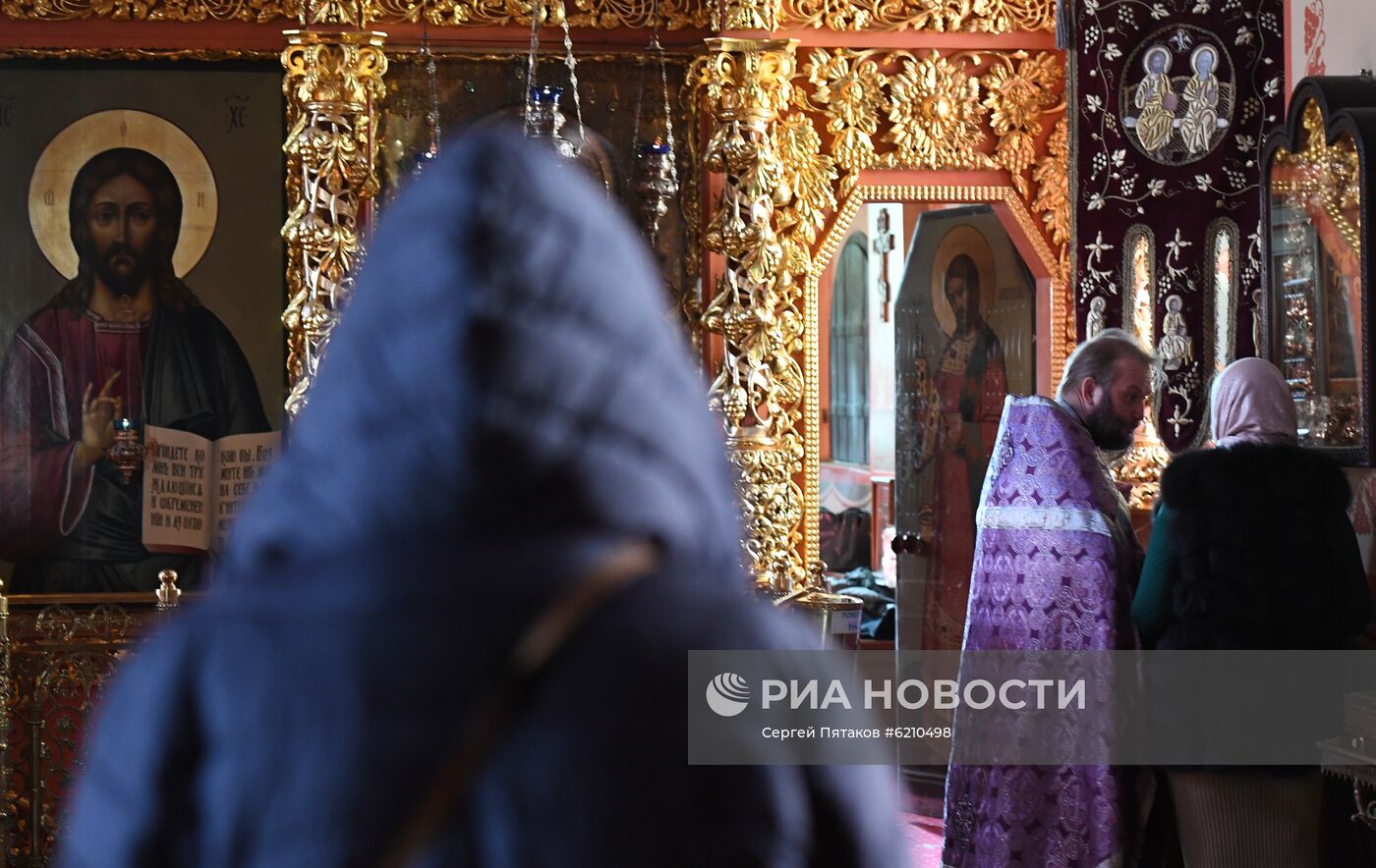 Литургия в храме Казанской иконы Божией Матери в Котельниках