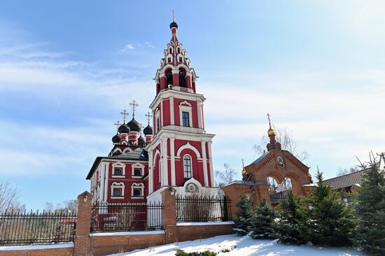 Литургия в храме Казанской иконы Божией Матери в Котельниках