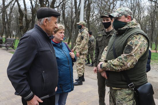 На Ставрополье казаки следят за соблюдением "домашнего режима"