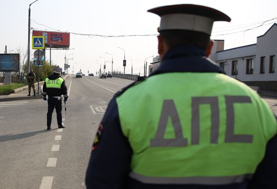 Работа отрядов по контролю за карантином в Краснодаре