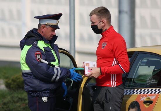 Работа отрядов по контролю за карантином в Краснодаре