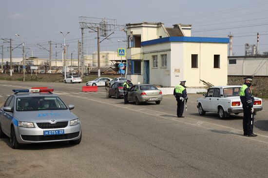 Работа отрядов по контролю за карантином в Краснодаре