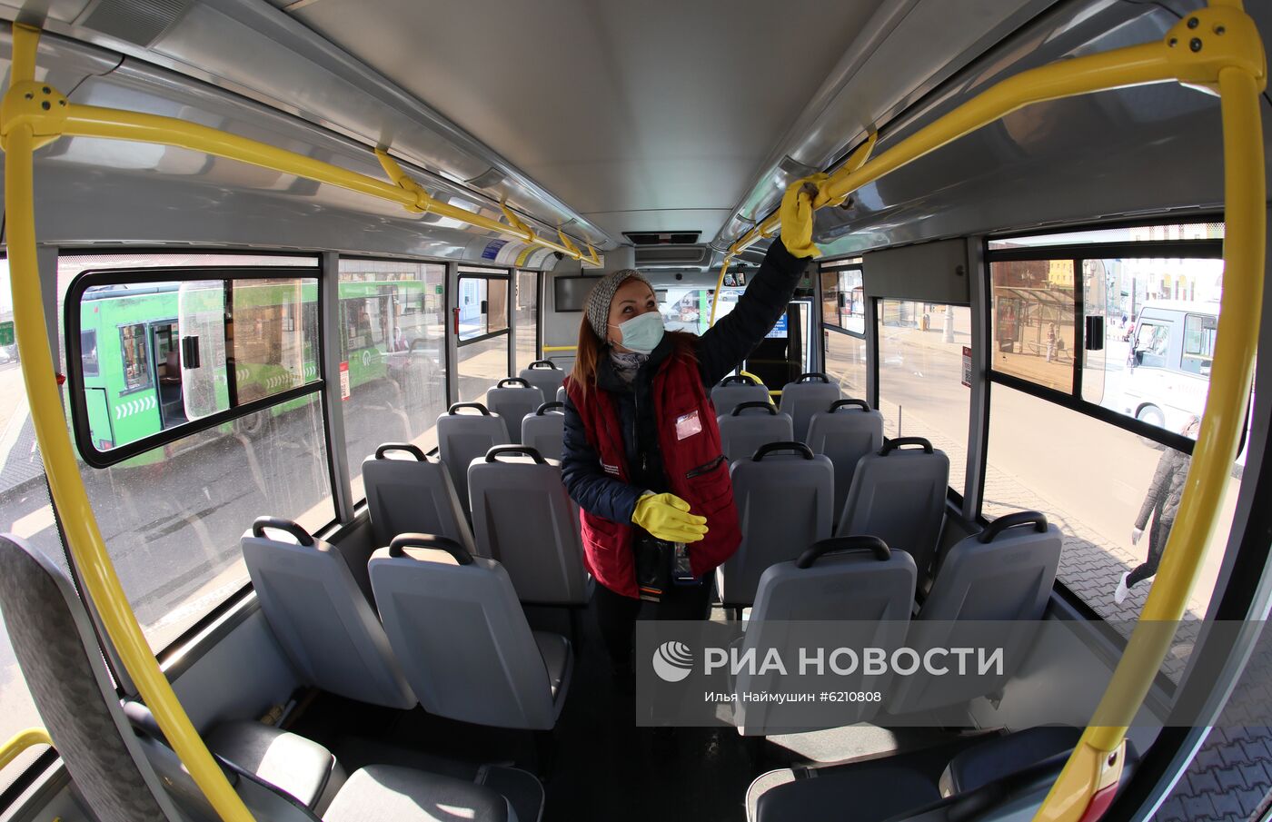 Дезинфекция общественного транспорта в Красноярске