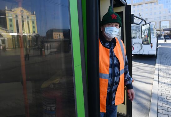 Дезинфекция общественного транспорта в Красноярске