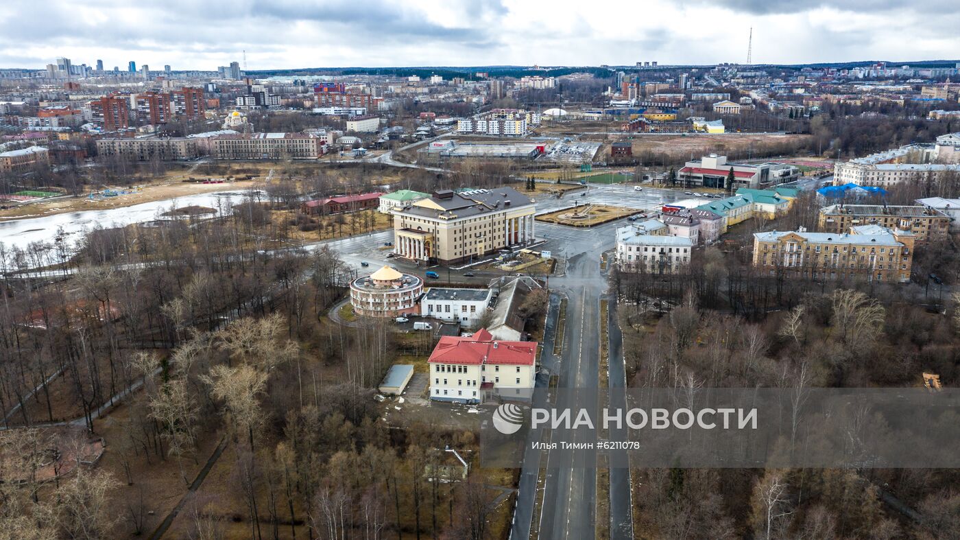 Петрозаводск во время самоизоляции граждан