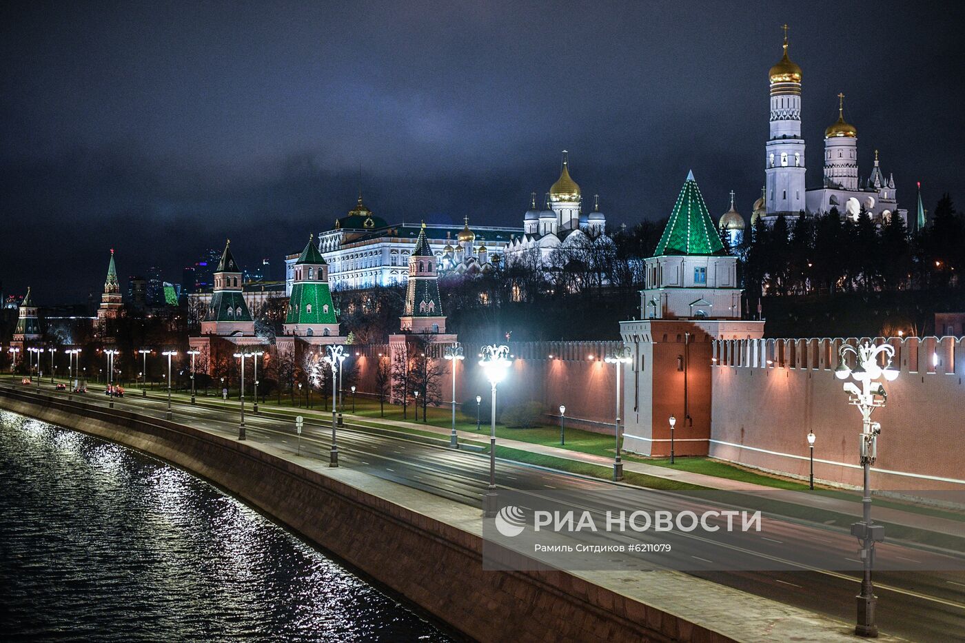 Москва во время режима самоизоляции жителей