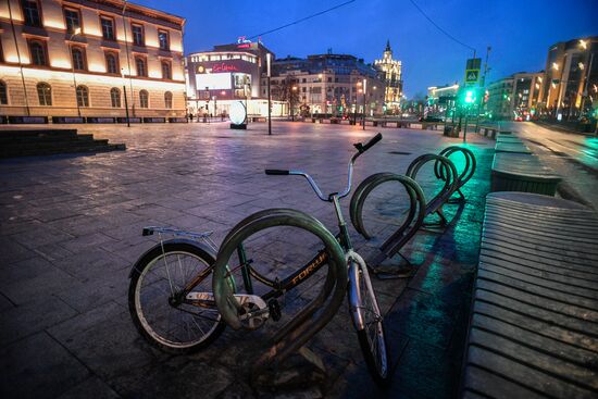 Москва во время режима самоизоляции жителей