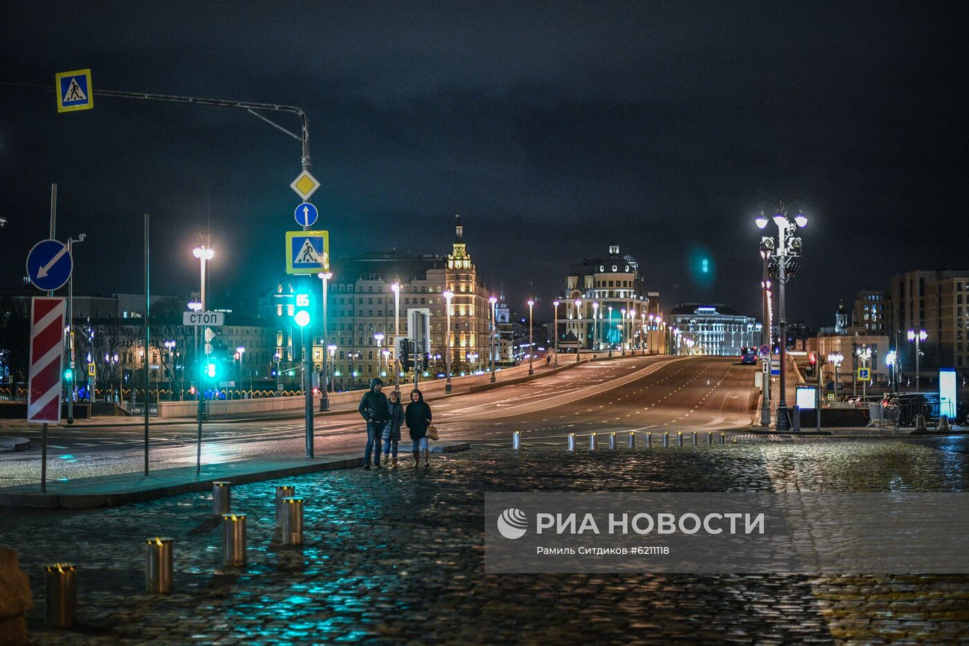 Москва во время режима самоизоляции жителей