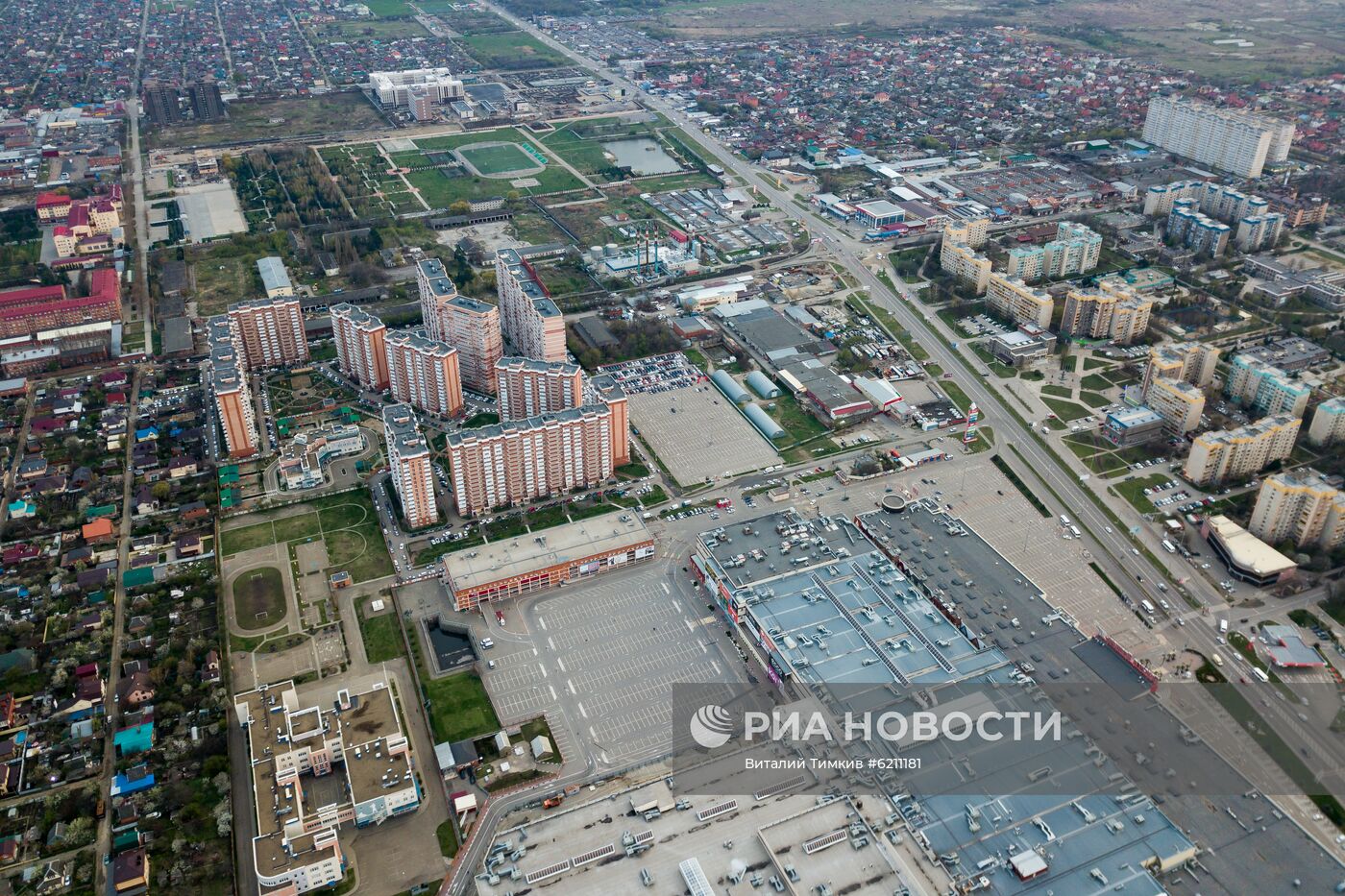 Краснодар во время самоизоляции жителей