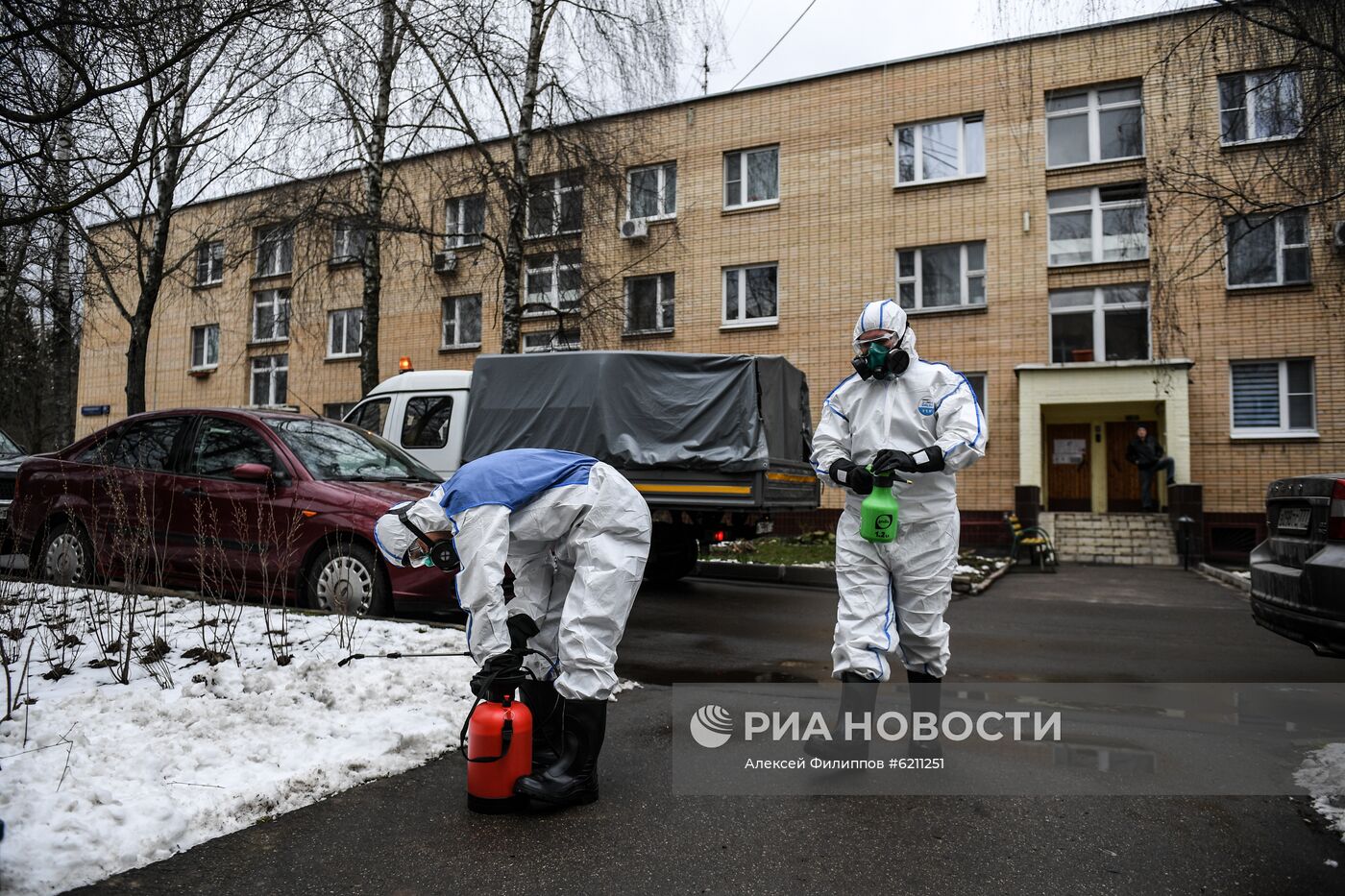 Дезинфекция жилого дома в связи с коронавирусом