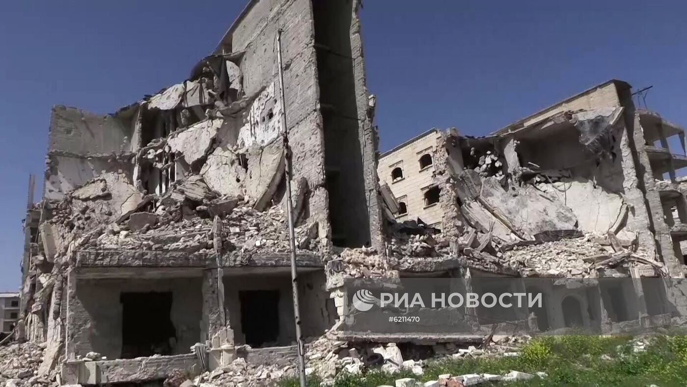 Сирийские власти начали восстанавливать район Эль-Хамдания на окраине города Алеппо