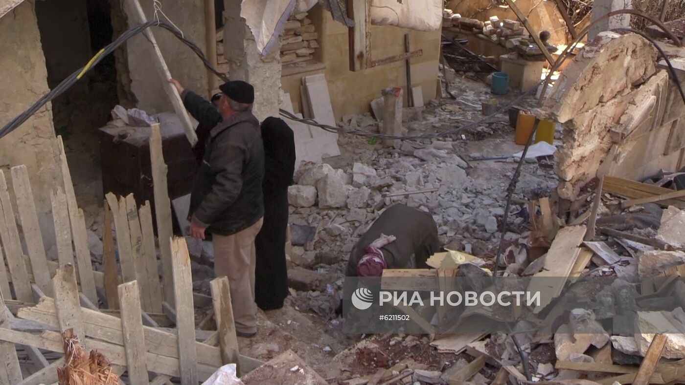 Сирийские власти начали восстанавливать район Эль-Хамдания на окраине города Алеппо