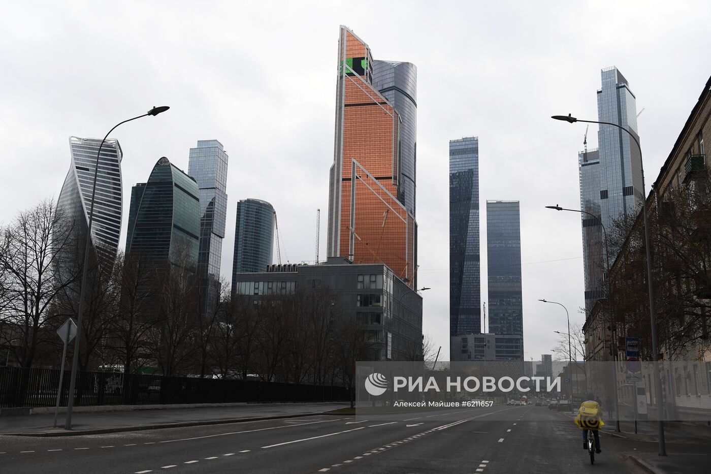 Москва во время режима самоизоляции жителей