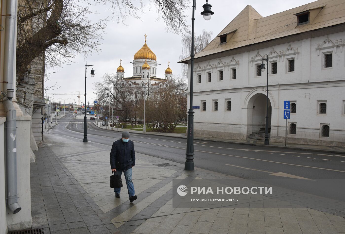 Москва во время режима самоизоляции жителей
