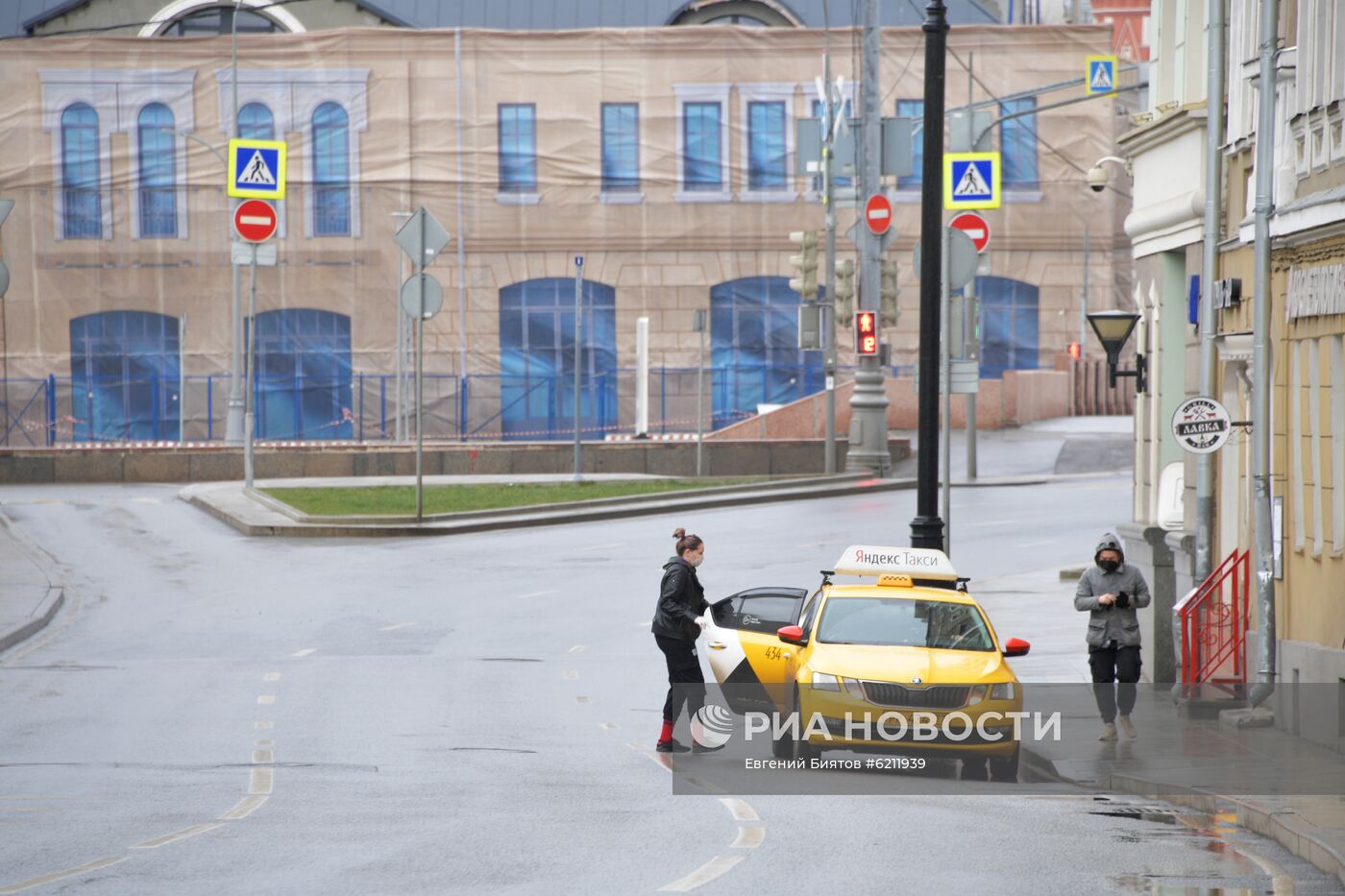 Москва во время режима самоизоляции жителей