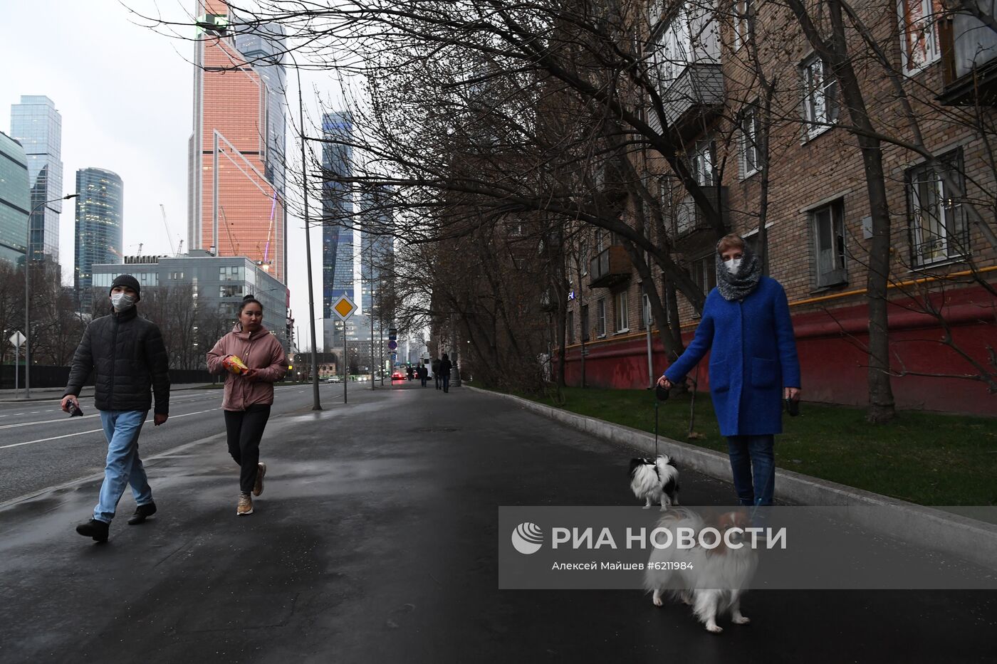 Москва во время режима самоизоляции жителей