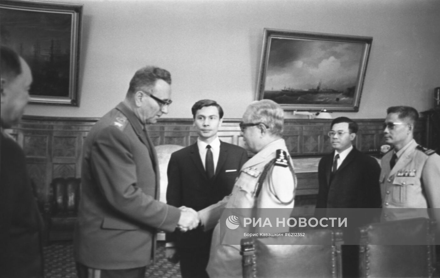 Визит военной делегации Королевства Камбоджи в СССР