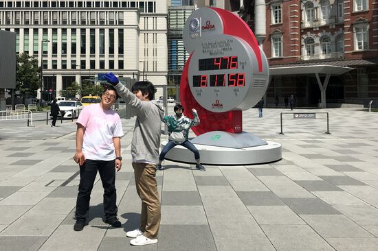 Часы обратного отсчёта до начала Олимпиады в Токио