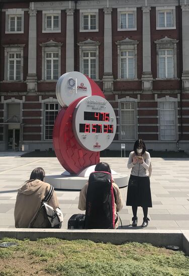 Часы обратного отсчёта до начала Олимпиады в Токио