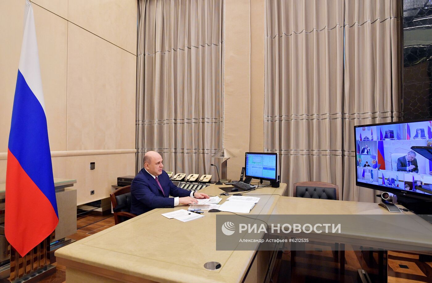 Премьер-министр РФ М. Мишустин провел совместное заседание Координационного совета по борьбе с коронавирусом и рабочей группы Госсовета по противодействию распространению коронавируса