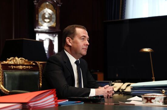 Президент РФ В. Путин провел заседание Совбеза РФ