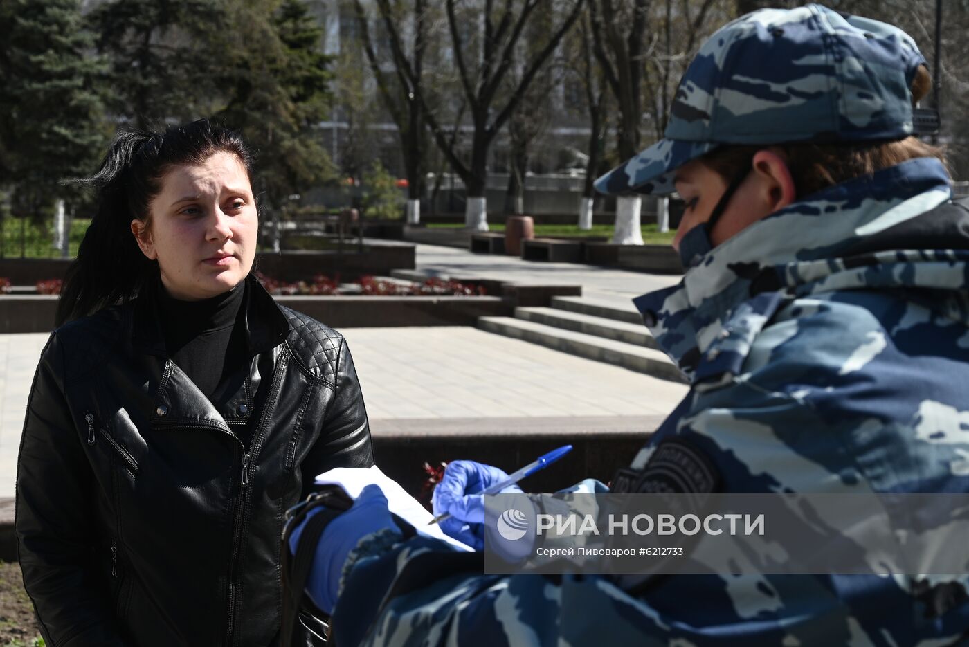 В Ростове-на-Дону правоохранительные органы следят за соблюдением режима самоизоляции