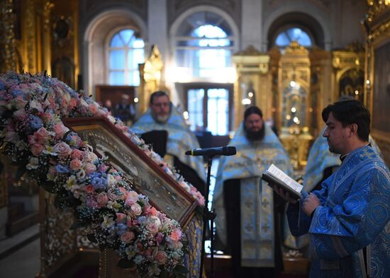 Патриаршее служение в Елоховском соборе 