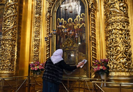Патриаршее служение в Елоховском соборе 