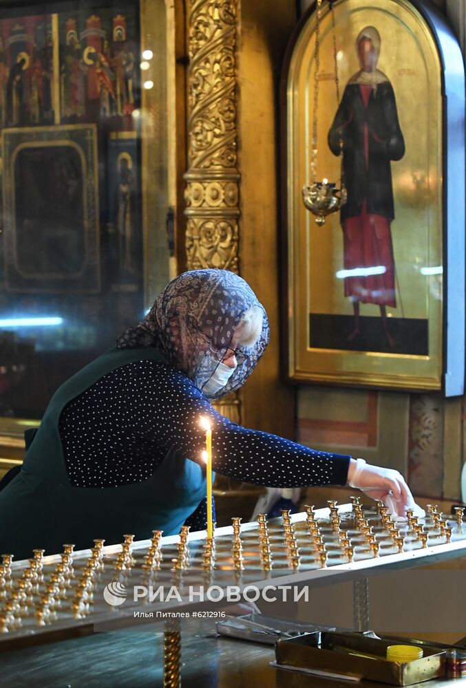 Патриаршее служение в Елоховском соборе